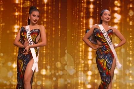 Bán kết Miss Universe: 'Hiệu ứng bướm' cùng Lotus catwalk khiến Ngọc Châu tỏa sáng