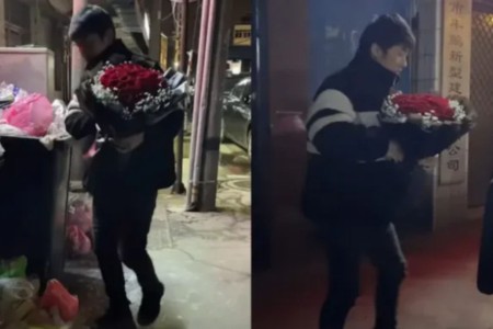 Thái độ gây sốc của vợ khi nhận bó hoa nhặt từ thùng rác của chồng dịp Valentine