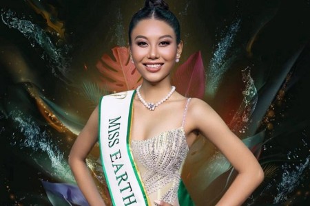 Á hậu Thạch Thu Thảo để lộ trình tiếng anh yếu kém tại Miss Earth 2022