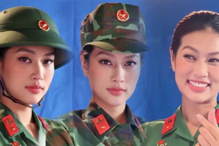 Lộ diện những hình ảnh đầu tiên của Hoa hậu Thiên Ân tại 'Sao nhập ngũ'