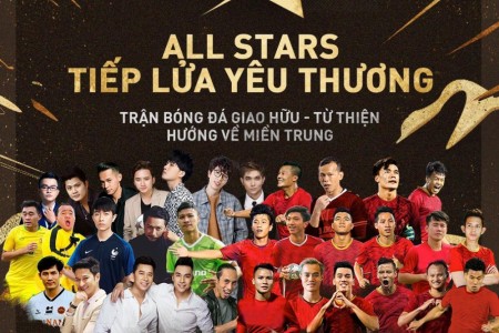 Trận bóng “tiếp lửa yêu thương” cho miền Trung sẽ diễn ra tối nay, không chỉ quy tụ dàn cầu thủ U23 mà còn có các thí sinh hot nhất ‘Rap Việt’ tham gia biểu diễn