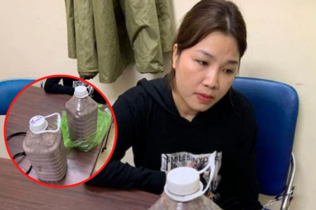 Cựu giảng viên đại học ở Nghệ An giấu 9 ống ma túy đá trong 2 can mắm tôm để mang ra Hà Nội tiêu thụ
