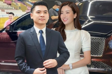 Hậu đám cưới, vợ chồng Hoa hậu Đỗ Mỹ Linh khoe gia tài khủng: Xế hộp siêu sang, đồng hồ tỷ bạc
