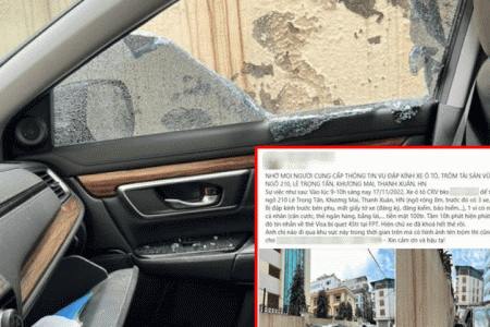 Mức phạt dành cho chủ nhân chiếc xe bị kẻ gian đập cửa kính lấy trộm tiền