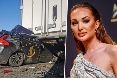Gương mặt biến dạng của Hoa hậu Bỉ sau tai nạn xe hơi