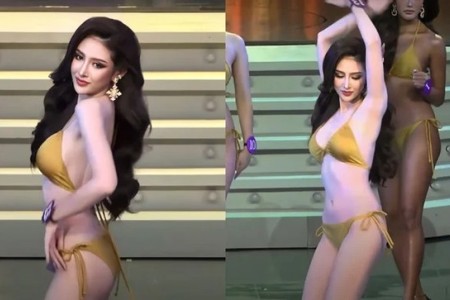 Thí sinh Hoa hậu Hòa bình tại Thái Lan mặc bikini, nhảy phản cảm trên sân khấu