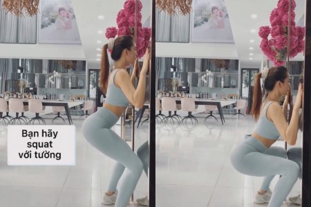 Ngọc Trinh đăng clip dạy squat tại nhà, netizen đua nhau “soi” những lỗi sai cơ bản