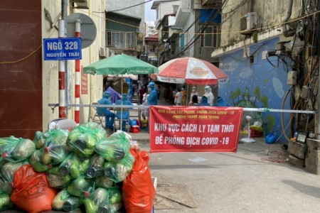 Hà Nội: Ổ dịch “siêu lây nhiễm” chưa rõ nguồn lây phường Thanh Xuân Trung vượt 500 ca nhiễm