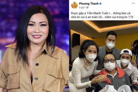 Phương Thanh báo tin vui về sức khỏe của NS Trần Mạnh Tuấn