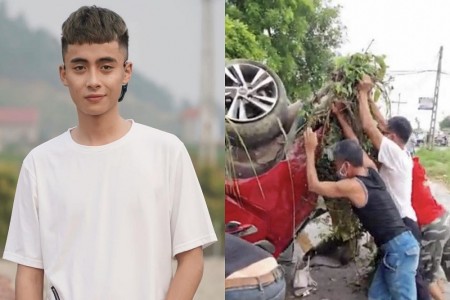 Vụ tai nạn kinh hoàng của nhóm Youtuber Duy Thường: Xuất hiện clip nghi là chiếc ô tô của Nam Ok trước khi gặp nạn