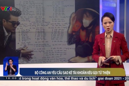 VTV tiếp tục réo tên Thủy Tiên, Trấn Thành, Đàm Vĩnh Hưng vì bị Bộ Công an yêu cầu sao kê tài khoản kêu gọi từ thiện