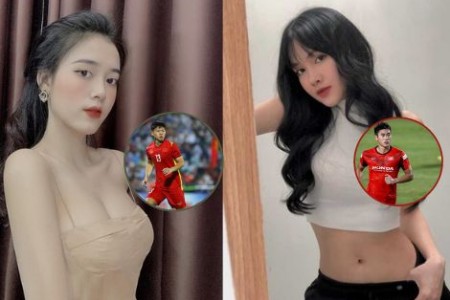 'Nửa kia' của hội cầu thủ U23: Bạn gái Mạnh Dũng 'mặt đẹp dáng ngon', người yêu Văn Chuẩn 'level' còn khác hơn