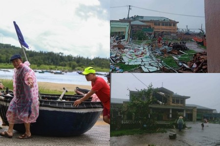 Hành động cực đẹp của người dân Đà Nẵng trước siêu bão Noru ập vào