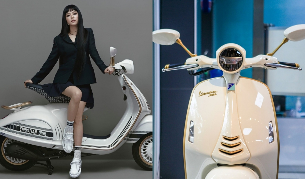 jisoo blackpink vespa