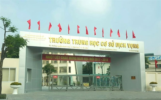 truong THCS dich vong