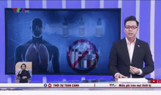 Cường Seven bị Đài truyền hình VTV “réo tên” để minh họa người nổi tiếng quảng bá thuốc lá điện tử