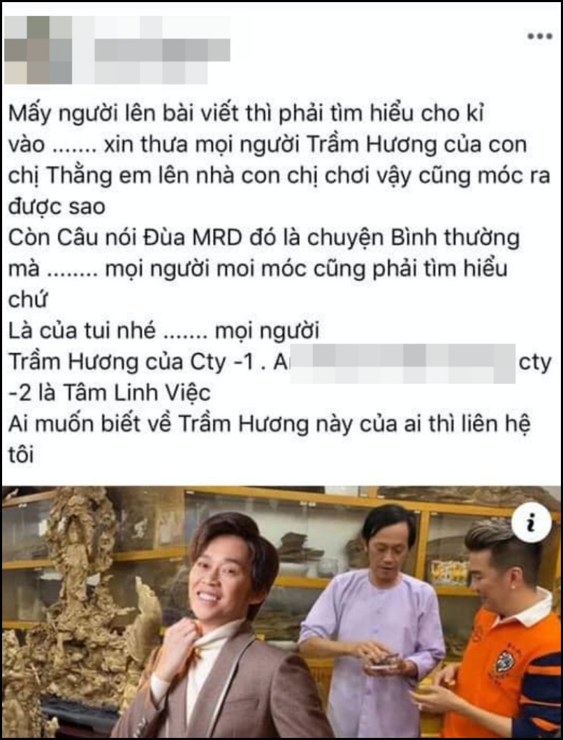 bo suu tap tram huong cua Hoai Linh la do di muon