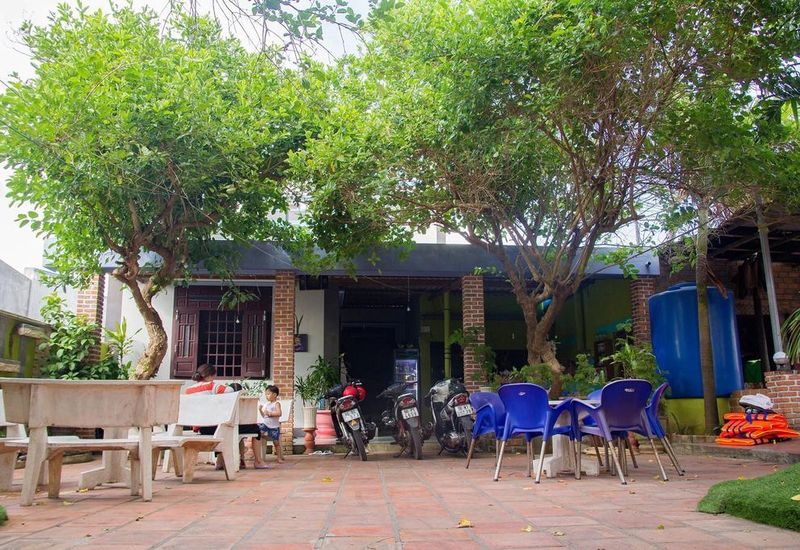 Homestay Cafe Thiên Sứ sở hữu không gian tích hợp giữa du lịch nghỉ dưỡng và quán cafe