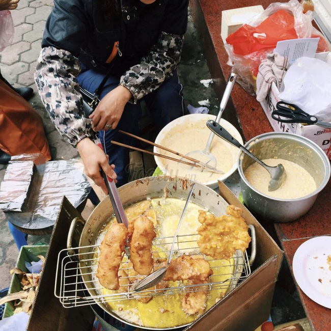  Bánh khoai, chuối chiên - món ăn đường phố Hà Nội bán nhiều nhất hiện nay 