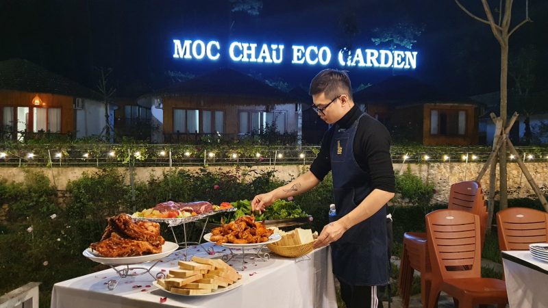 Thưởng thức đặc sản Mộc Châu tại nhà hàng Eco Garden