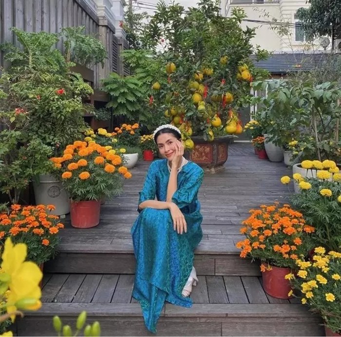 Tăng Thanh Hà, Phương Oanh cùng dàn sao Việt trang hoàng nhà cửa rực rỡ sắc hoa đón Tết