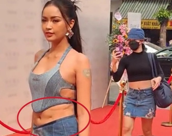 Hoa hậu Ngọc Châu gây sốc khi để lộ vòng 2 mỡ thừa, kém săn chắc