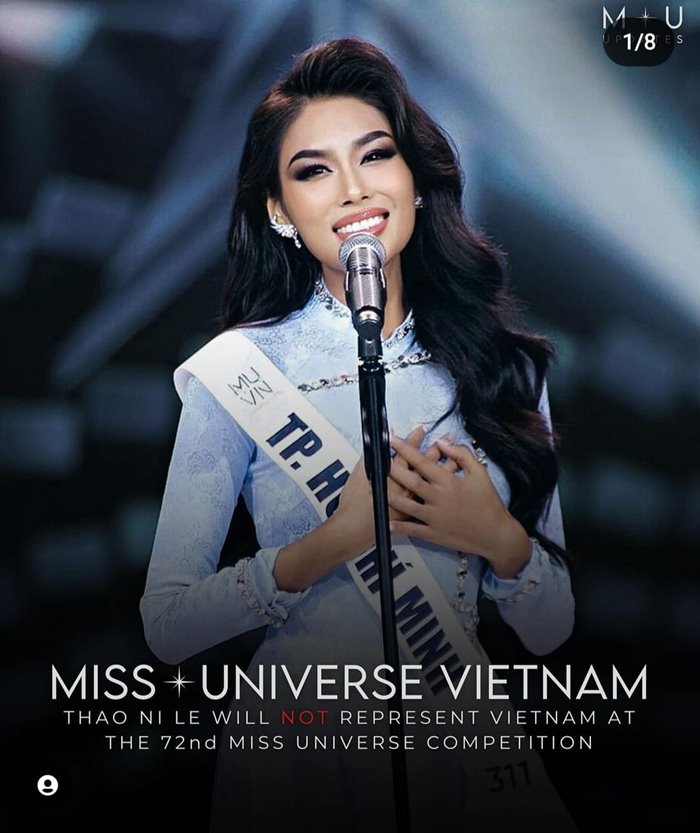 Thảo Nhi Lê chính thức mất suất thi Miss Universe 2023